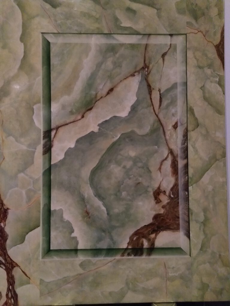 Marmer imitatie Groene Onyx